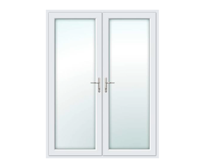 Double Swing Glass Door